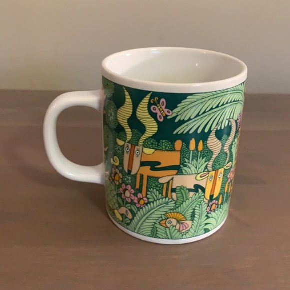 Vintage Made in Japan Ceramic Jungle Mug - Picture 4 of 6